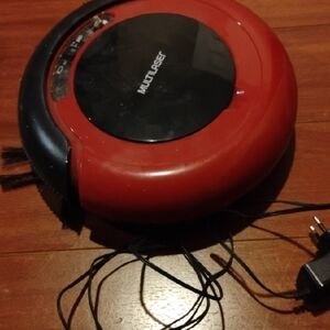 Red Robotic Vacuum Cleaner